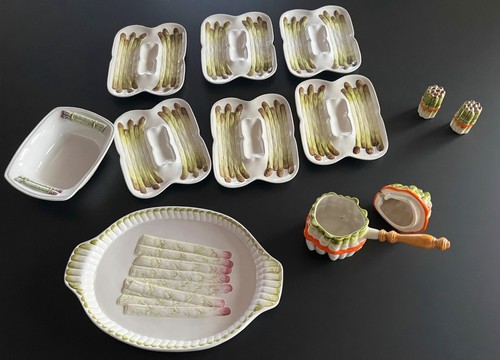 Vintage spargelgeschirr set - vintage,