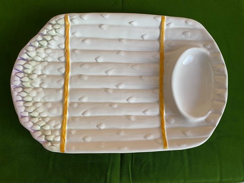 Keramik spargelplatte mit - keramik,
