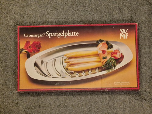 Wmf spargelplatte cromargan - spargelplatte,