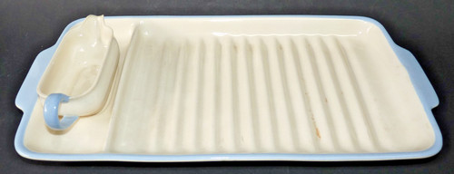 Spargelplatte mit sauciere - mit,