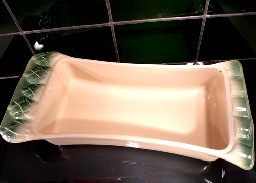 Antik spargel platte schale - spargel,